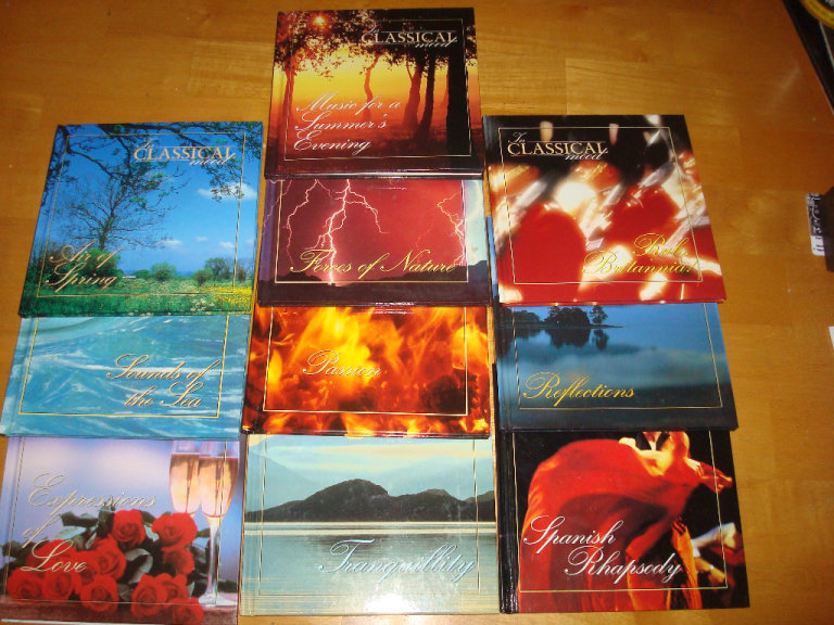 IN CLASSICAL MOOD CD & Booklet collection of Ten Discs and more.