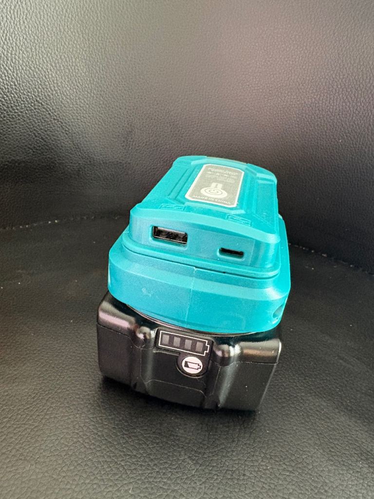 For Makita batteries Adaptor with 1 USB& 1C type
