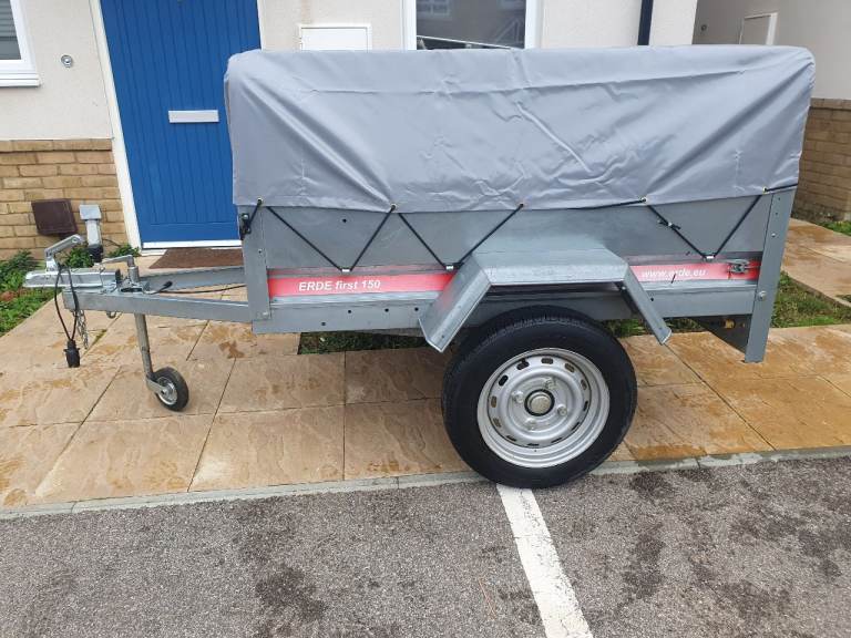 Erde First 150 Trailer with New high frame and cover 