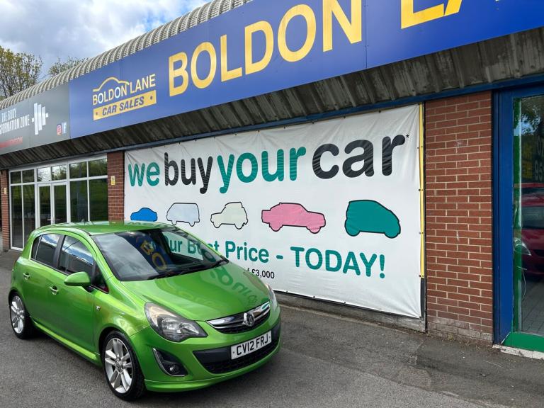 2012 Vauxhall Corsa 1.4 SRi 5dr [AC] HATCHBACK Petrol Manual
