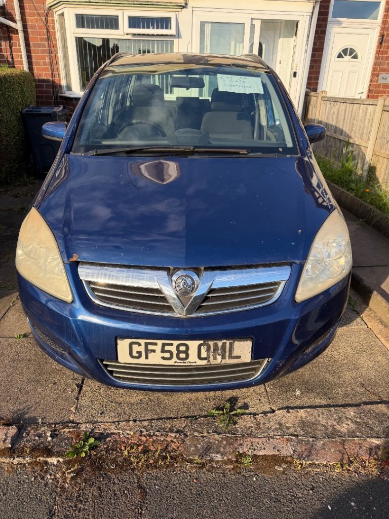 Vauxhall, ZAFIRA, MPV, 2008, Manual, 1598 (cc), 5 doors