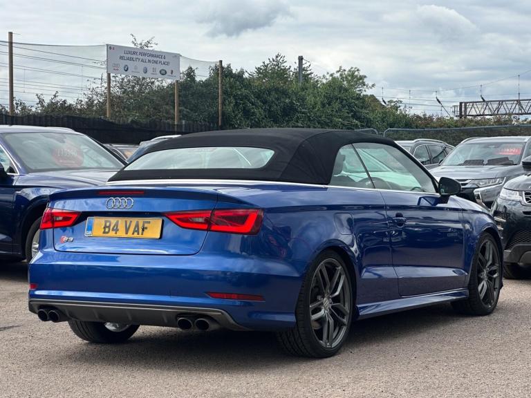  Audi S3 2.0 TFSI Cabriolet S Tronic quattro Euro 6 (s/s) 2dr (Nav) Petrol Automatic