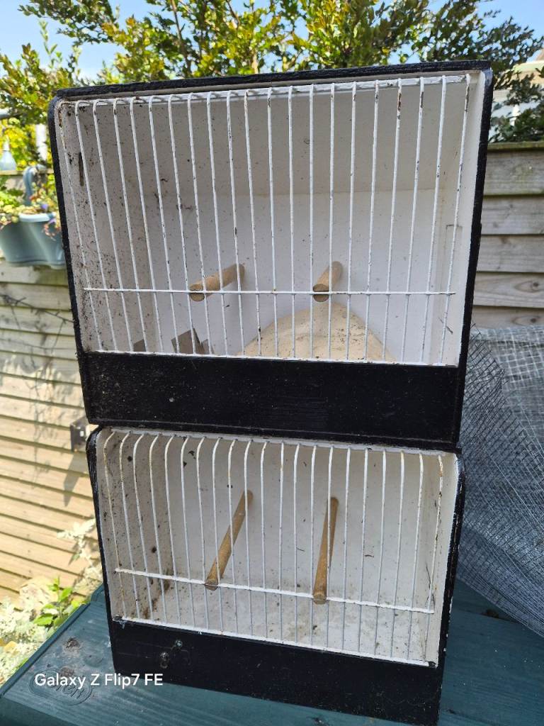 Bird cages and wire job lot