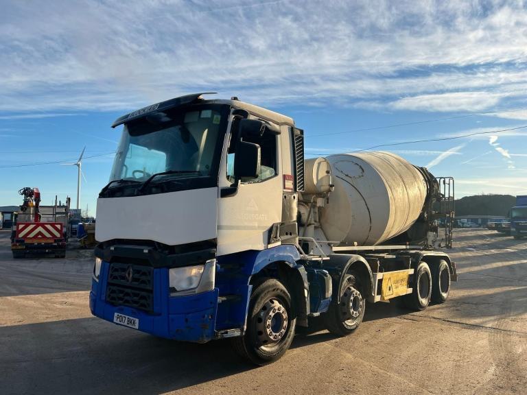 Renault C (C) 430 8x4 McPHEE MIXER , JUST ARRIVED . CALL FOR DETAILS