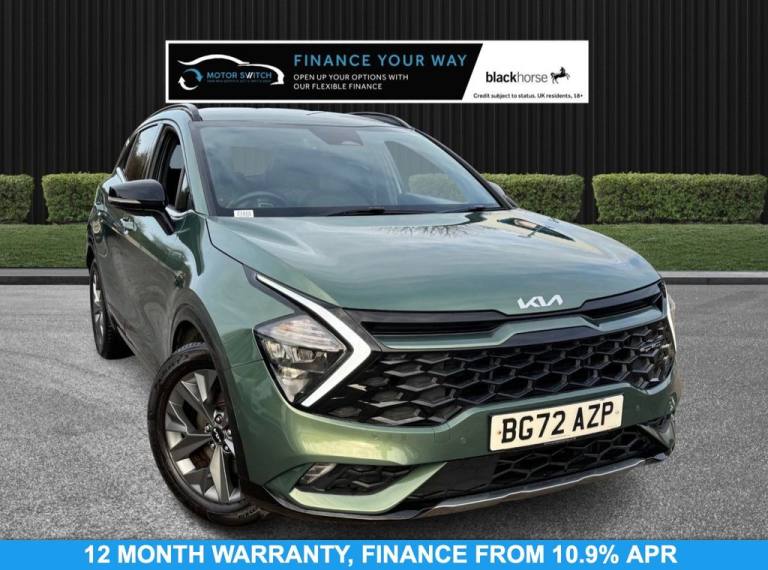 2022 72 KIA SPORTAGE 1.6 H T-GDI GT-LINE SUV 5DR PETROL HYBRID AUTO EURO 6 (S/S)