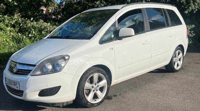 Vauxhall, ZAFIRA, MPV, 2014, Manual, 1686 (cc), 5 doors