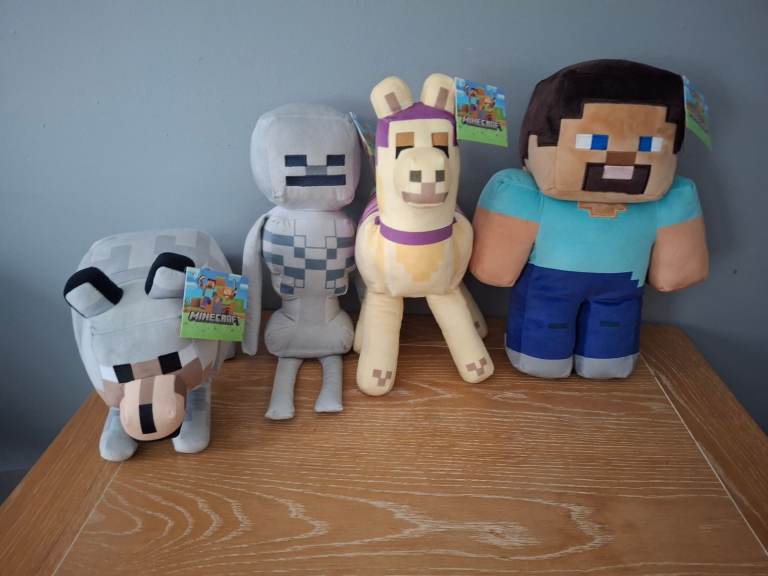 Minecraft soft toys 