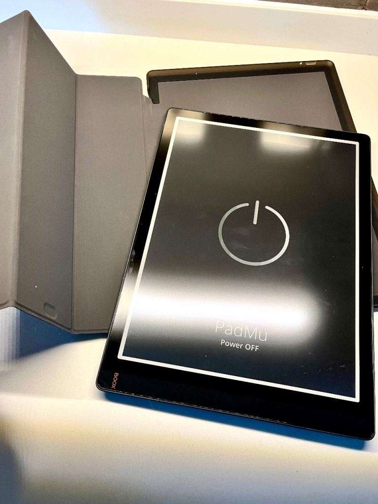 image for Onyx BOOX Tab X 13.3” A4 E-Ink Tablet + Padmu Sheet Music Reader + Hard Case – Excellent Condition 