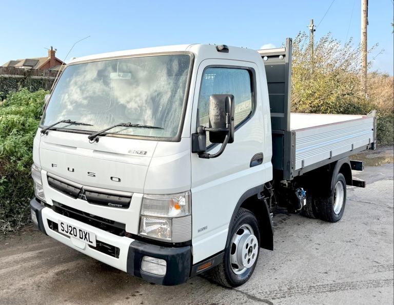 2020 MITSUBISHI CANTER 3C15 ALUMINIUM TIPPER EURO-6 MANUAL GEARS 37,000 MILES