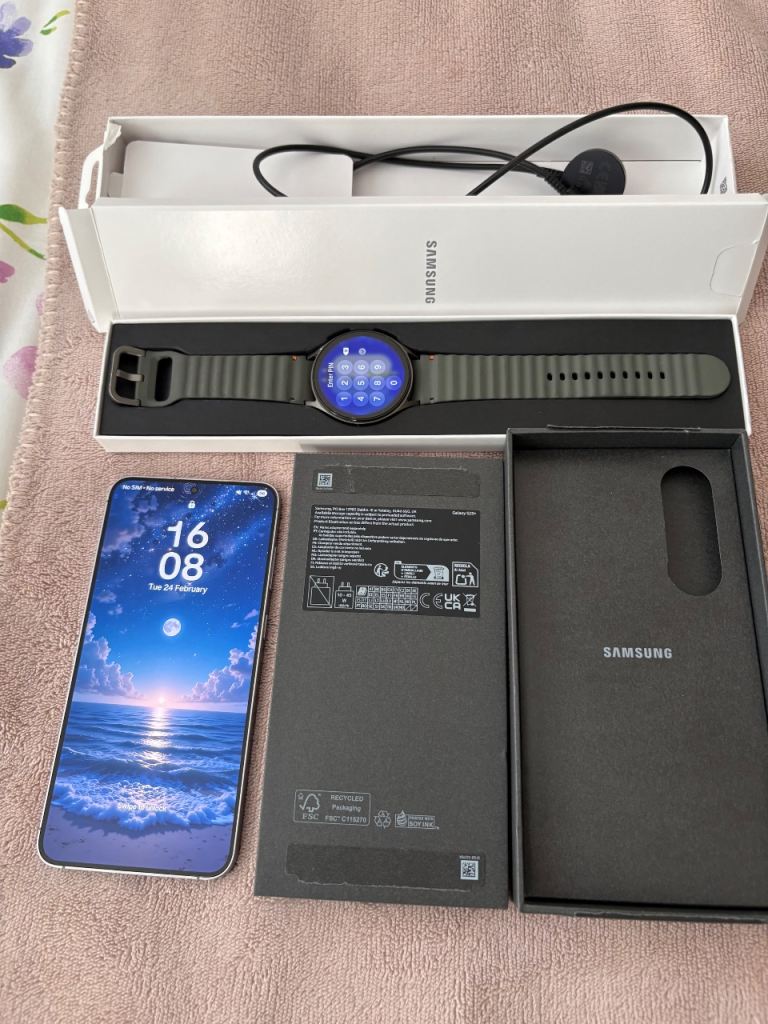 S25+(256gb) and Samsung watch7 (44mm) 