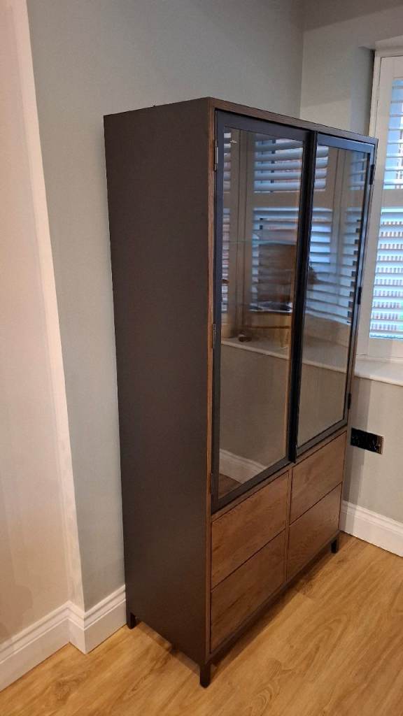 image for Barker and stonehouse Wood/Glass bookcase