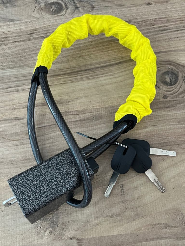 Steering Wheel Lock Anti-Theft Seat Belt Lock High Visibility Yellow