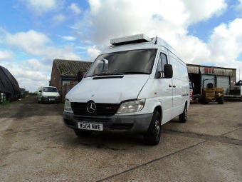 2000/W Mercedes-Benz 313CDi, 3.5ton Fridge Van, Standby Runs & Drives