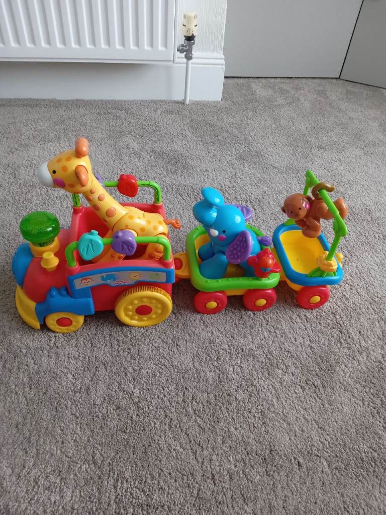 Fisher-Price Musical Animal Train Set – Multicoloured Plastic Toy