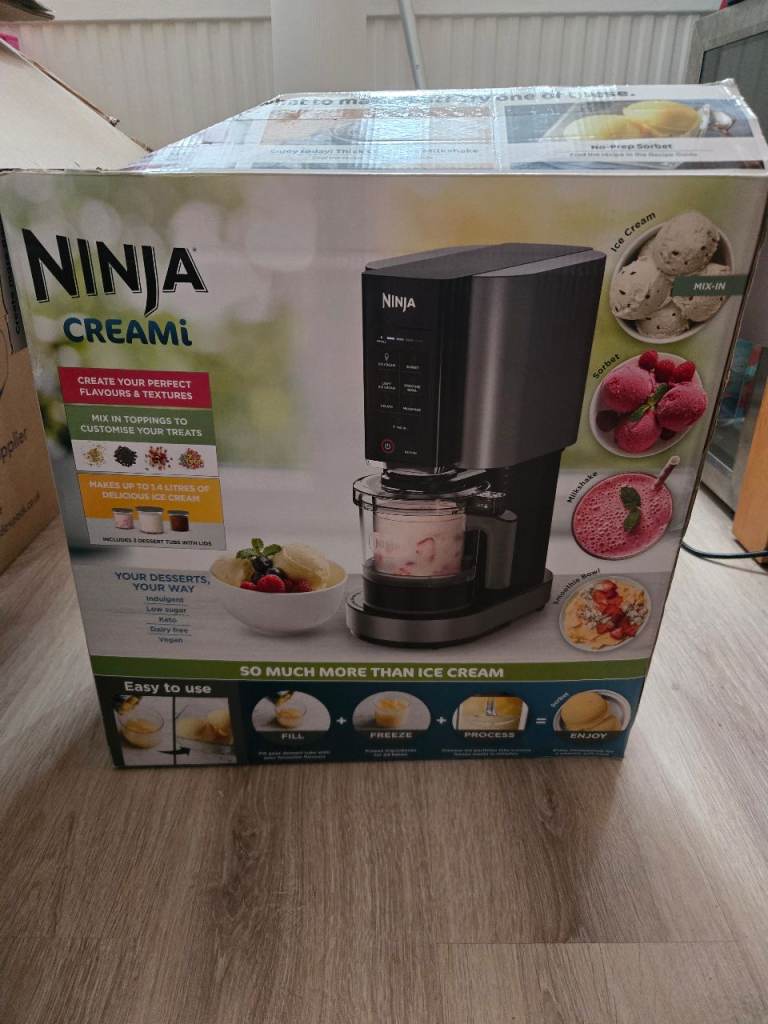Ninja CREAMi Ice Cream & Dessert Maker – Boxed
