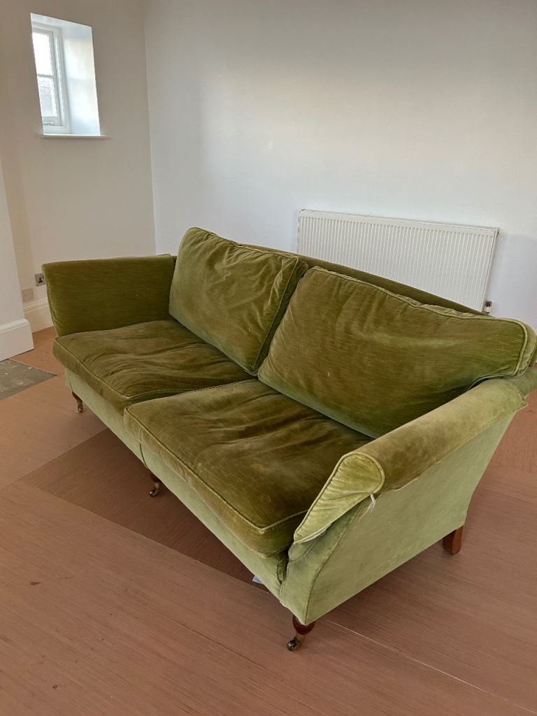 Velvet Green Sofa