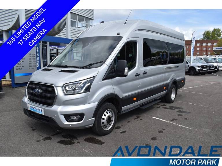 2024 Ford Transit 460 EcoBlue Limited 17 SEATER MINIBUS 165 BHP SAT NAV CAMERA H-SEATS HUGE S Min...