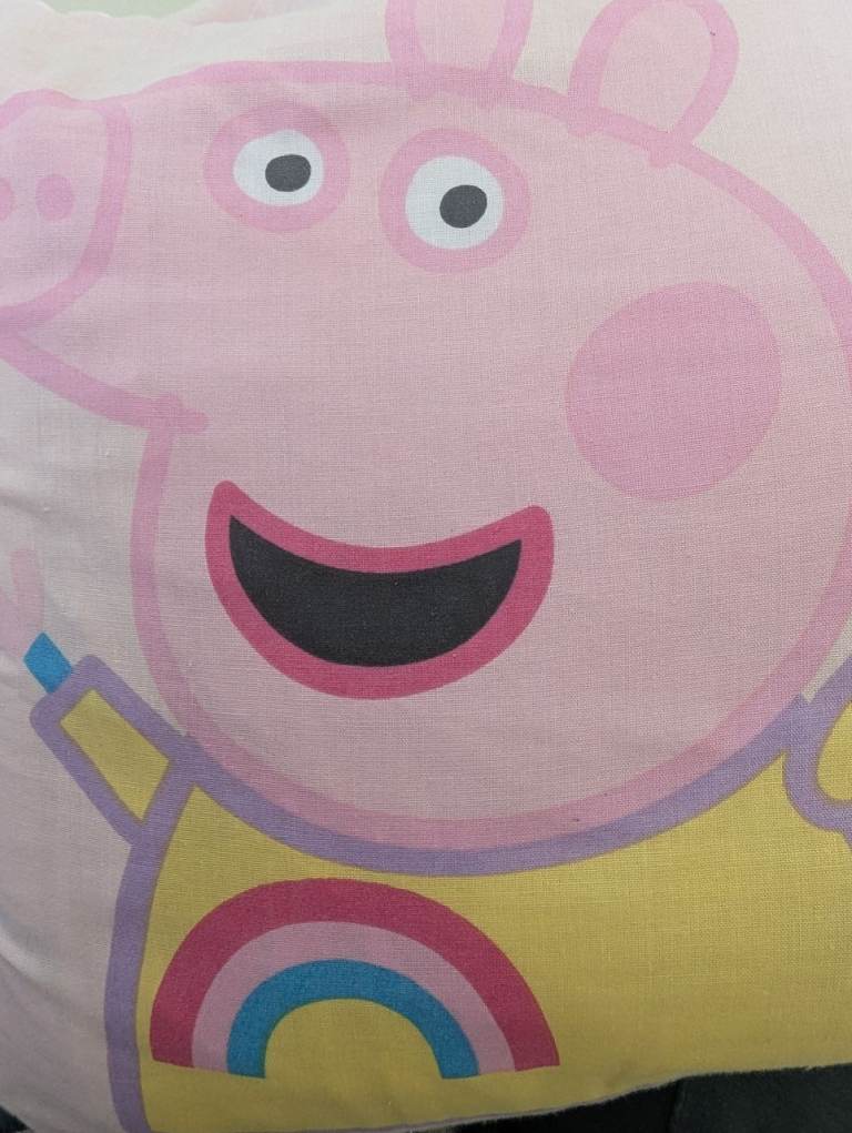 Peppa Pig cotbed duvet set - pink