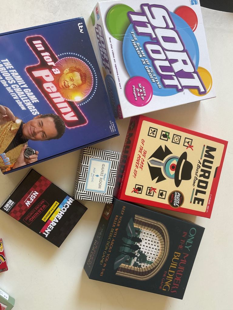 Bundle of Board Games & Card Games – Good Condition