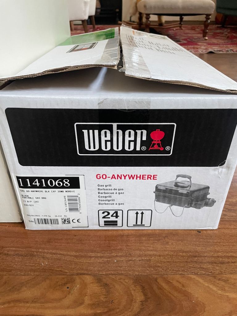 Weber Portable Gas BBQ Grill New