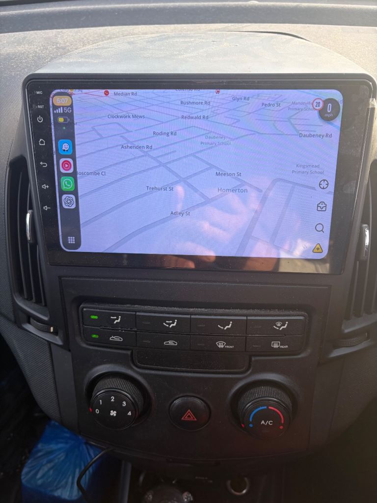 2+64GB Android 15 Car Stereo Radio GPS Navi For Hyundai I30 2007-2011 Manual AC