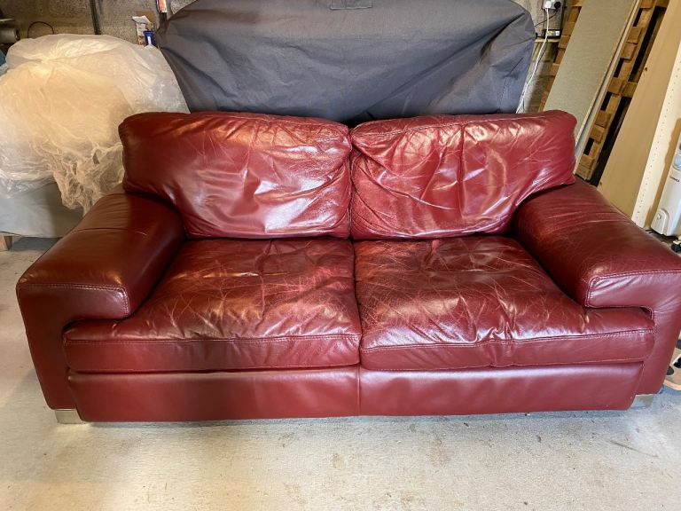 Leather sofa