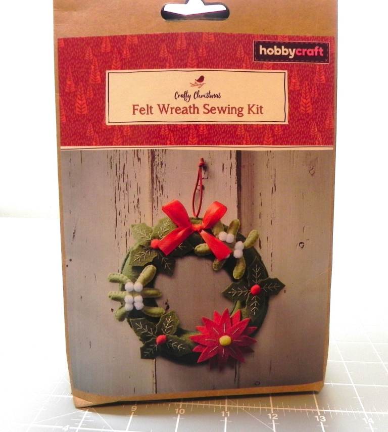 Felt Wreath Sewing Kit. Hobbycraft