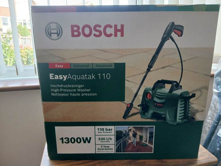 Bosch EasyAquatak 110 High Pressure Washer – NEW