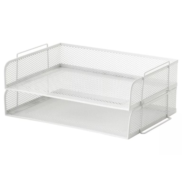 IKEA DRÖNJÖNS (Dronjons) Letter tray, white