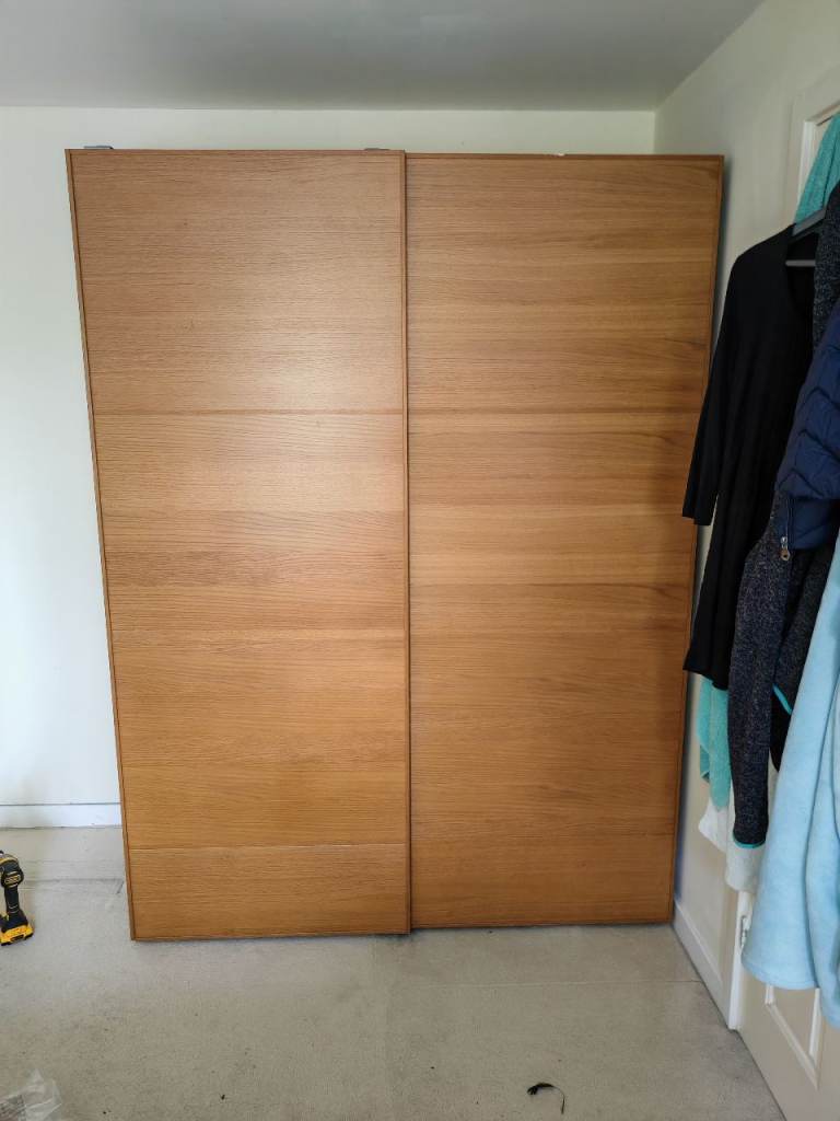 IKEA PAX Oak Sliding Doors ONLY 150x200 FREE DELIVERY 043
