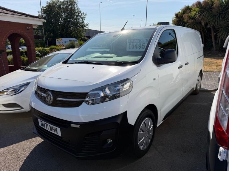 2021 71 VAUXHALL VIVARO 1.5 TURBO D 120 2700 DYNAMIC L1 H1 WHITE PANEL VAN