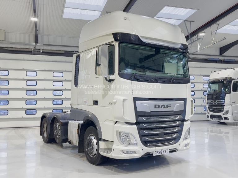 2018 (68) DAF XF 480 6X2 MIDLIFT SUPERSPACE
