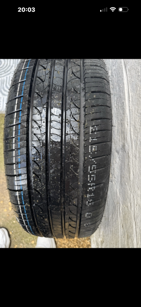 As new not used car wheel bought for a Ford Cougar