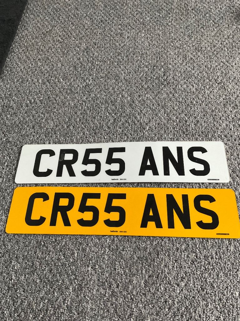 Private plate CR55 ANS