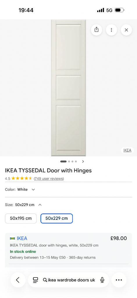 IKEA wardrobe doors
