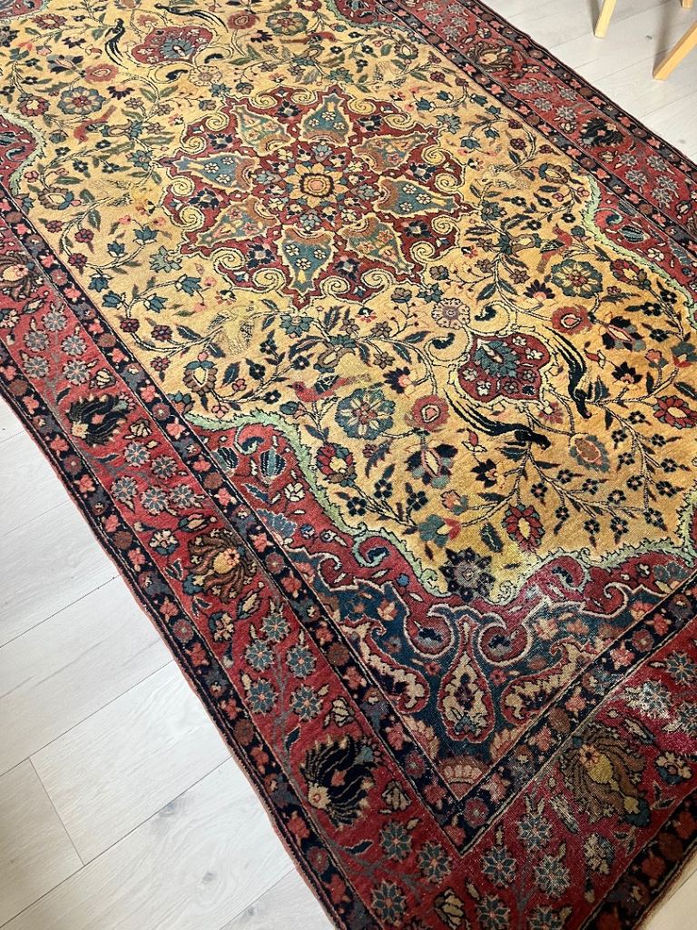 Rare Antique Persian Tabriz Rug c.1875 – Hand Knotted – 190 x 315 cm
