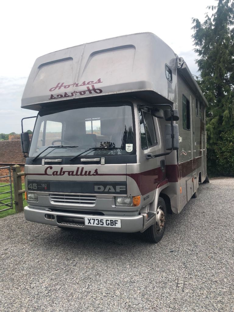 Leyland Daf 45 7.5 tonne horse box 