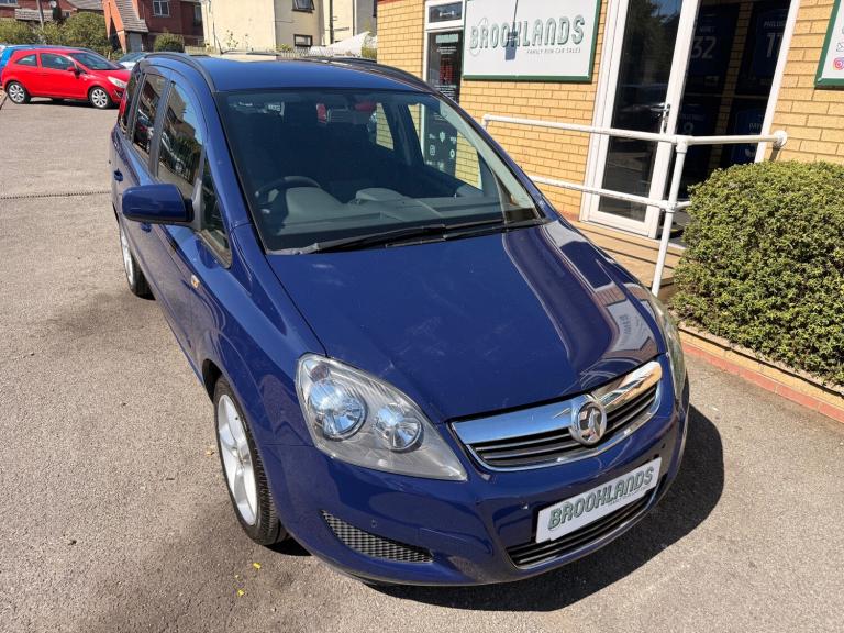 2013 Vauxhall Zafira 1.6 Exclusiv 7 Seat Blue ONE OWNER Low Insurance Group