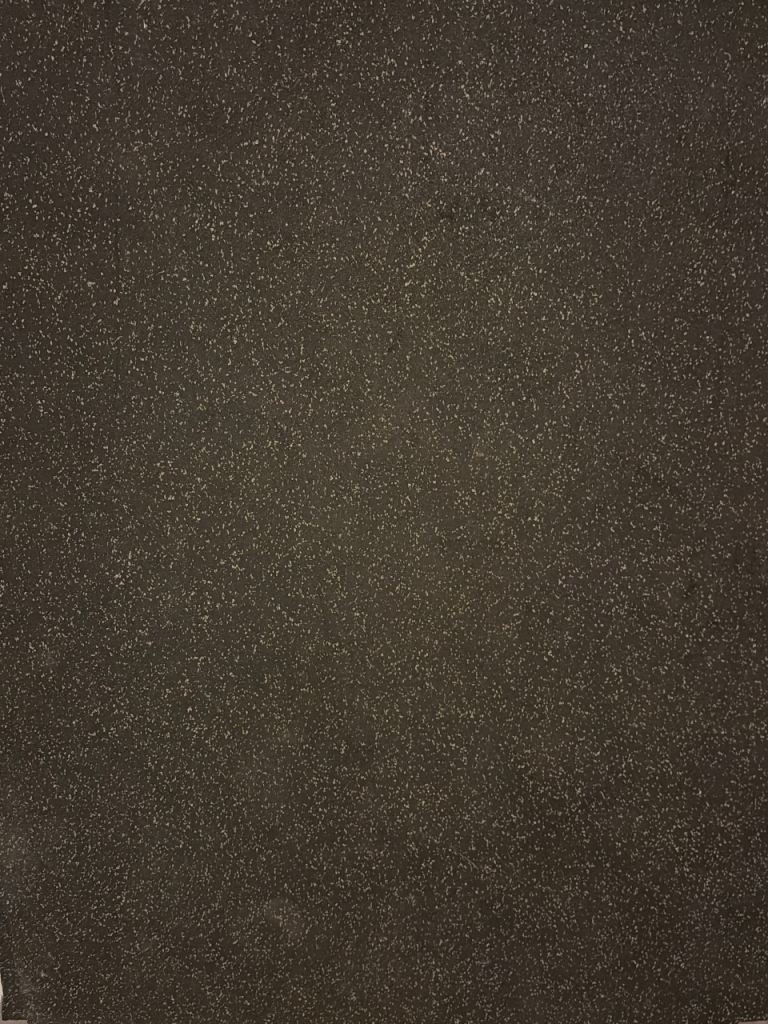 Black speckled rubber gym flooring 