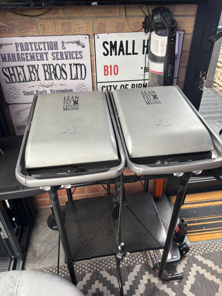 George Foreman Lean Mean Fat Grilling Machine - Good Condition