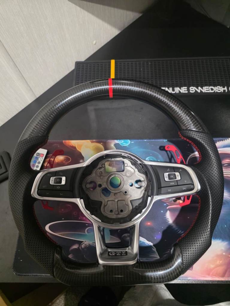 Vw golf carbon steering wheel 