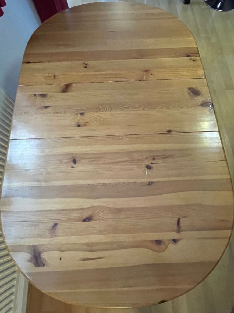 Dining Table - drop leaf - gate leg solid pine