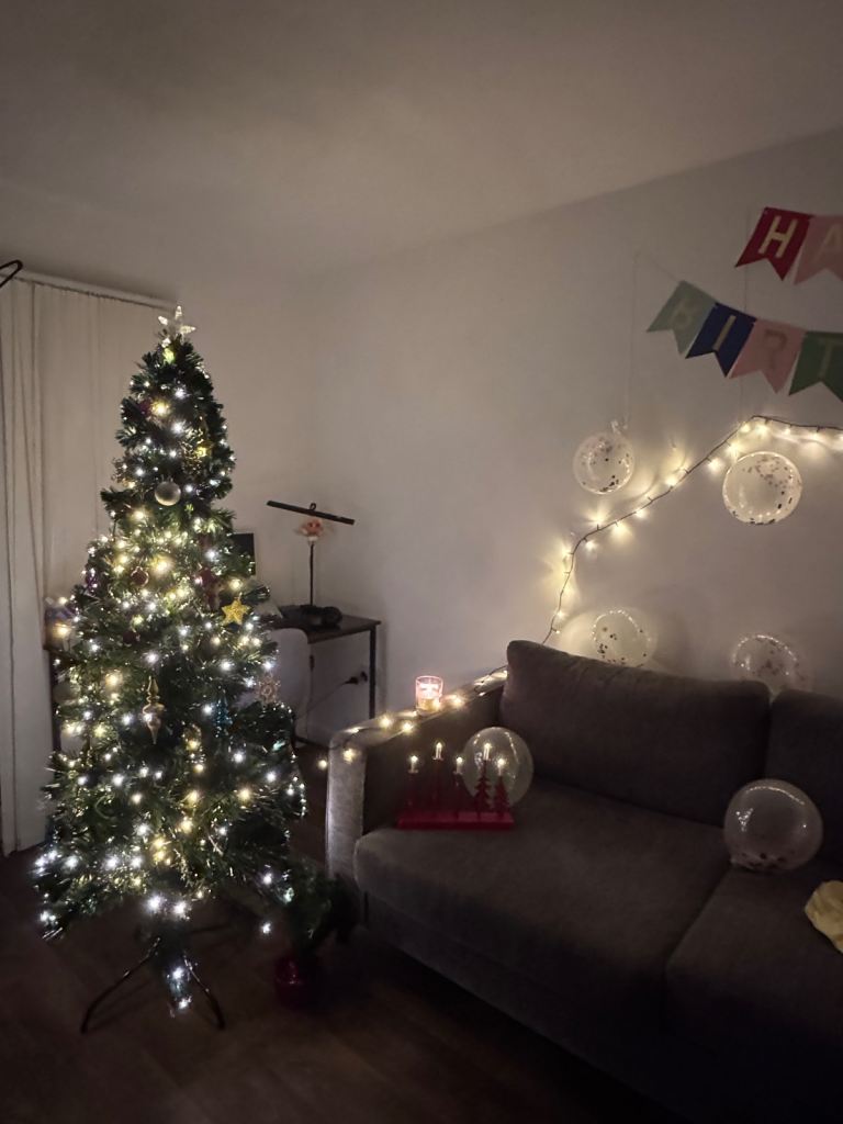 1.8m Christmas Tree & Decorations