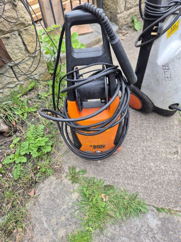 pressure washer on working condition 