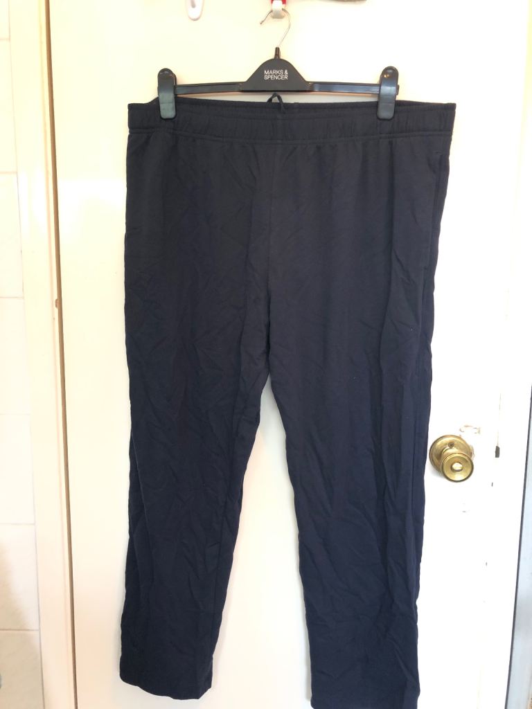 image for Men M&S Navy  Track Suit Bottom Size 42-44”