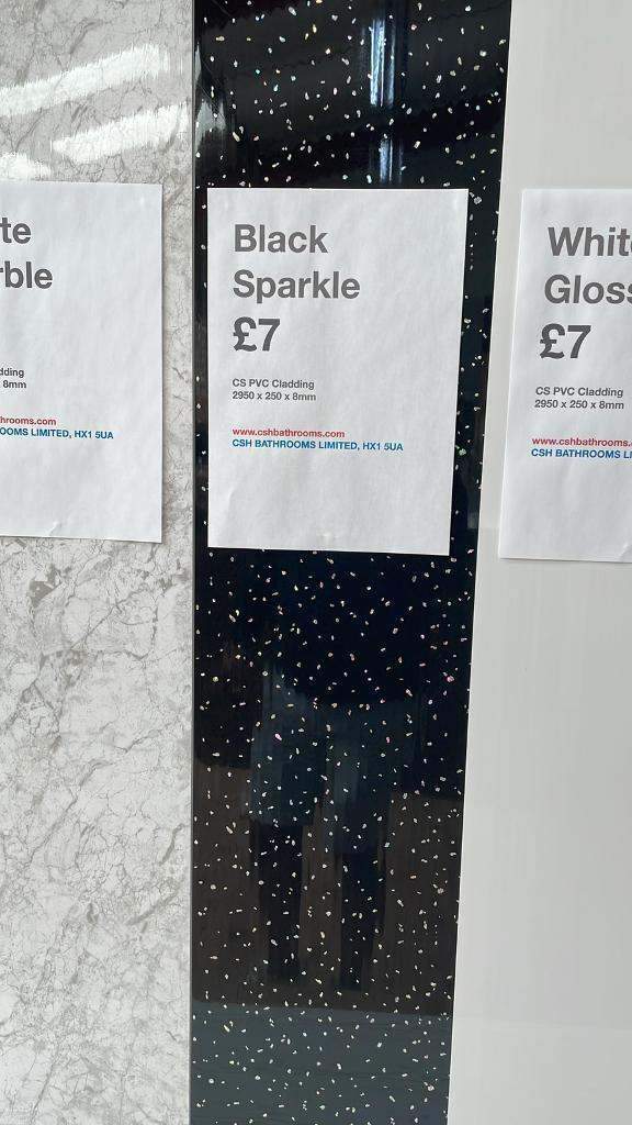 PVC Cladding 2950x250x8mm, wall & ceiling wetwall bathrooms cladding