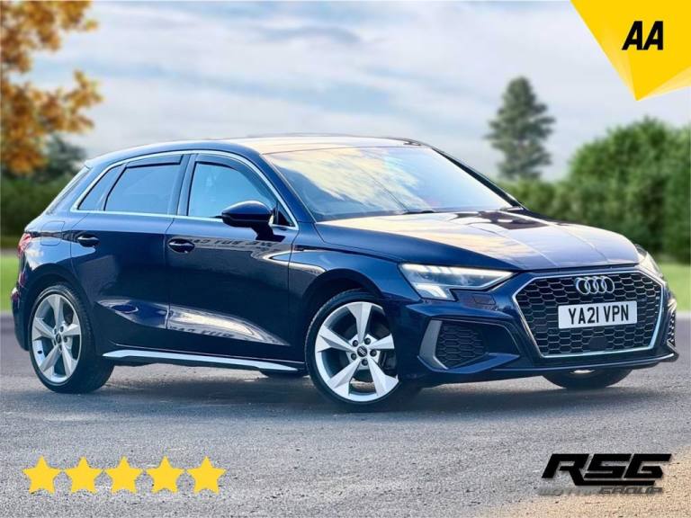 2021 Audi A3 1.0 TFSI 30 S line Sportback 5dr Petrol S Tronic Euro 6 (s/s) (110 ps) Hatchback Pet...