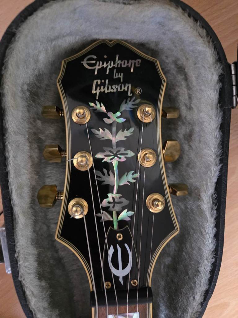 1988 Epiphone sheraton By Gibson Headstock.  