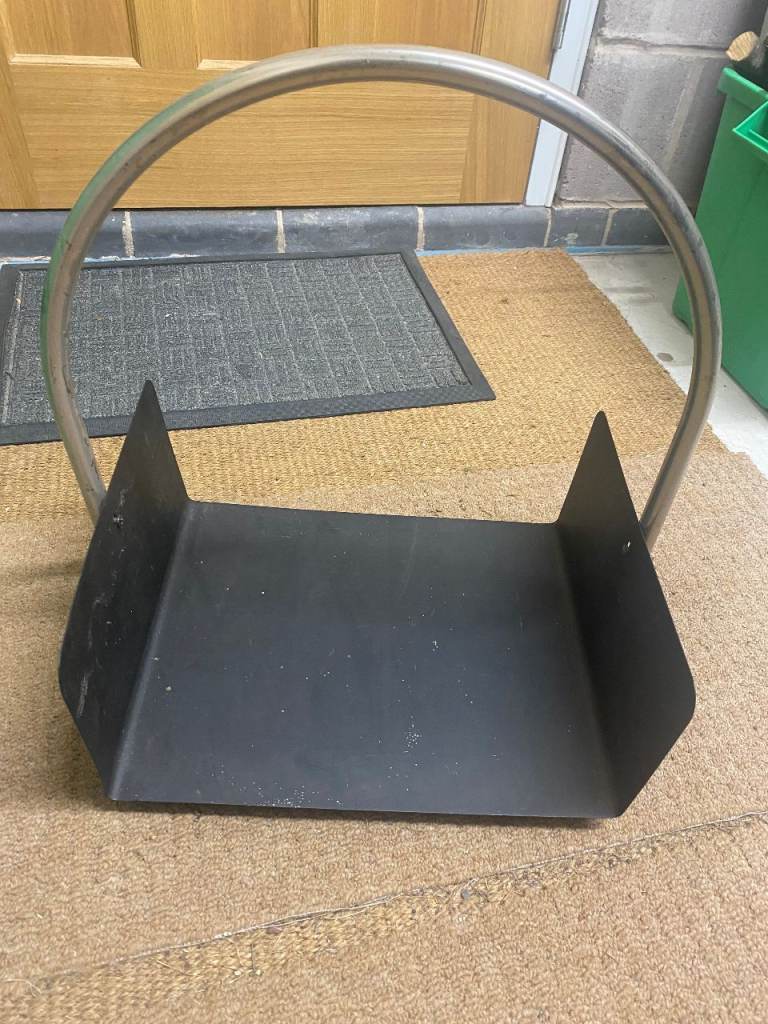 Metal Fireplace Log Holder