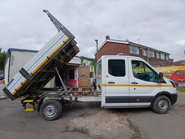 2019 19 FORD TRANSIT 2.0 TDCI 130 D/CAB TIPPER FULL HISTORY INC WETBELT PX SWAPS